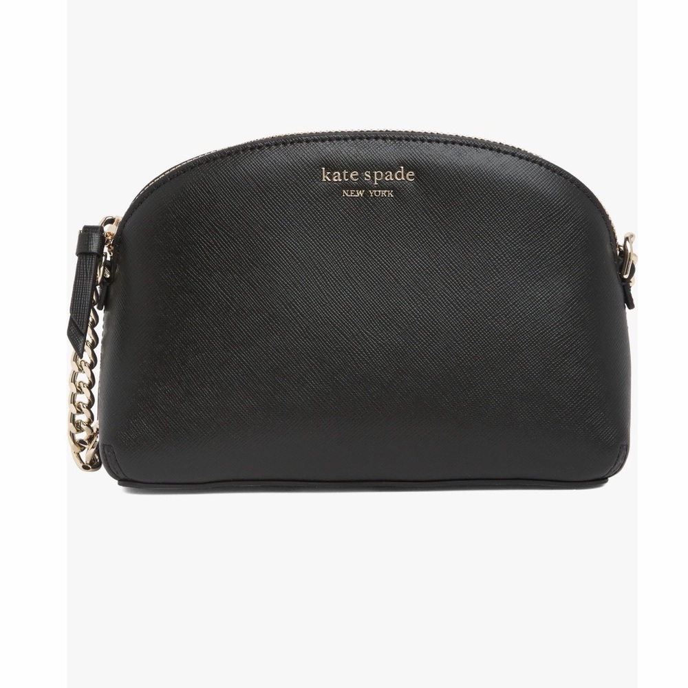 Kate Spade NY Black Leather Crossbody Bag